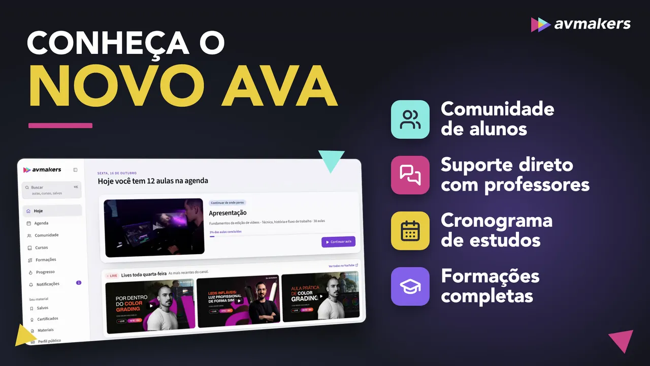 Conheça o novo AVA da AvMakers